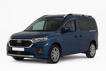 Ford Connect 2021– Logu vēja deflektori ar hromētu līsti Niken Luxury (2 gab.) foto 1