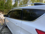 Ford Kuga/Escape 2013–2019 Logu vēja deflektori ar hromētu līsti Niken Luxury (4 gab.) foto 3