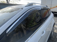 Ford Kuga/Escape 2013–2019 Logu vēja deflektori ar hromētu līsti Niken Luxury (4 gab.) foto 1
