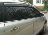Ford Kuga/Escape 2013–2019 Logu vēja deflektori ar hromētu līsti Niken Luxury (4 gab.) foto 4