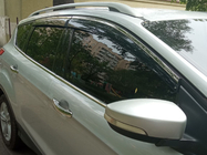 Ford Kuga/Escape 2013–2019 Logu vēja deflektori ar hromētu līsti Niken Luxury (4 gab.) foto 5