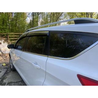 Logu vēja deflektori ar hromētu līsti Niken Luxury (4 gab.) foto 3