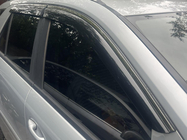 Mercedes ML W164 2005–2011 Logu vēja deflektori ar hromētu līsti Niken Luxury (4 gab.) foto 5