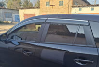 Mazda CX-5 2012–2017 Logu vēja deflektori ar hromētu līsti Niken Luxury (4 gab.) foto 4