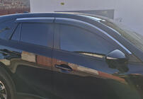Mazda CX-5 2012–2017 Logu vēja deflektori ar hromētu līsti Niken Luxury (4 gab.) foto 3
