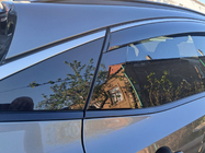 Nissan Ariya 2022– Logu vēja deflektori ar hromētu līsti Niken Luxury (4 gab.) foto 4