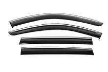 Subaru Outback 2009–2014 Logu vēja deflektori ar hromētu līsti Niken Luxury (4 gab.) foto 1