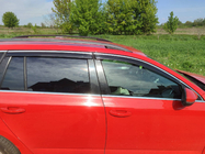 Skoda Octavia III A7 2013–2019 Logu vēja deflektori ar hromētu līsti Niken Luxury (SW, 4 gab.) foto 1
