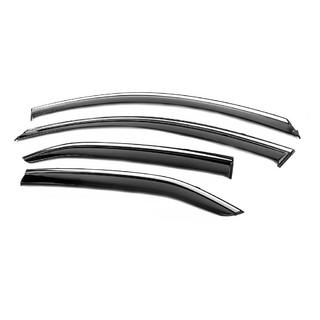 Logu deflektori ar hromētu līsti Niken Luxury (EU, 4 gab.) Toyota Camry 2006–2011 foto 2
