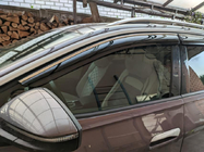 Volkswagen ID.6 2021– Logu vēja deflektori ar hromētu līsti Niken Luxury (4 gab.) foto 5