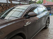 Volkswagen ID.6 2021– Logu vēja deflektori ar hromētu līsti Niken Luxury (4 gab.) foto 8