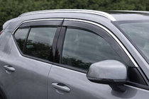 Volvo XC40 2018– Logu vēja deflektori ar hromētu līsti Niken Luxury (4 gab.) foto 1