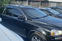 Volvo XC90 2002–2014 Logu vēja deflektori ar hromētu līsti Niken Luxury (4 gab.) foto 1