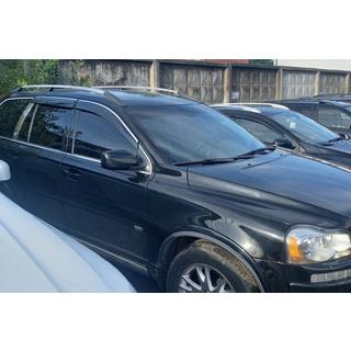 Logu vēja deflektori ar hromētu līsti Niken Luxury (4 gab.) Volvo XC90 2002–2014 foto 1