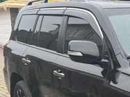 Lexus LX570/450d 2008–2022 Logu vēja deflektori ar hromētu līsti Niken Luxury (2008-2015, 6 gab.) foto 1