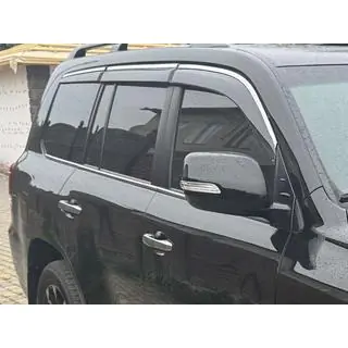 Logu vēja deflektori ar hromētu līsti Niken Luxury (2008-2015, 6 gab.) Lexus LX570/450d 2008–2022 foto 1