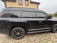 Toyota Land Cruiser 200 2007–2021 Logu vēja deflektori ar hromētu moldingu Niken Luxury (6 gab.) foto 3
