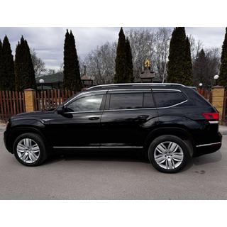 Logu vēja deflektori ar hromētu moldingu Niken Luxury (6 gab.) foto 1