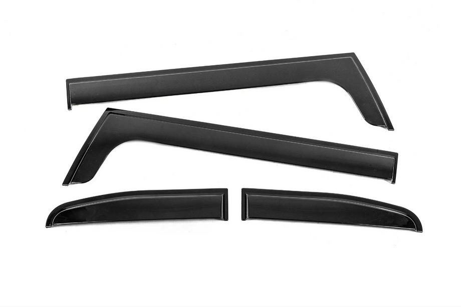 Toyota FJ Cruiser 2006–2022 Logu vēja deflektori Niken Luxury (4 gab.) Foto 3