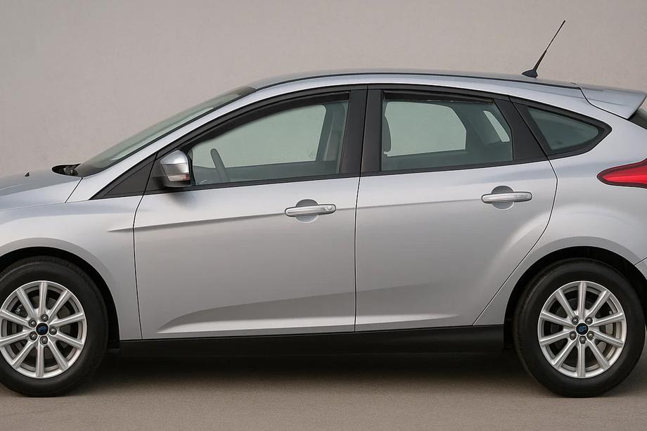 Ford Focus III 2011–2017 Ieliekamie logu vēja deflektori Niken Luxury (SD/HB, 4 gab.) Image