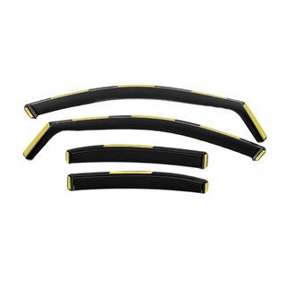 Ievietojamie logu vēja deflektori Niken Luxury (4 gab.) Mercedes C-сlass W205 2014–2021 foto 2