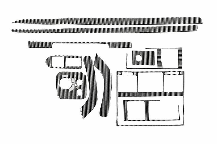Mercedes G class W463 1990–2018 Paneļa uzlikas Foto 2