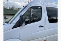 Volkswagen Crafter 2006–2016 Logu vēja deflektori, ieliekamie (2 gab., HEKO) foto 2
