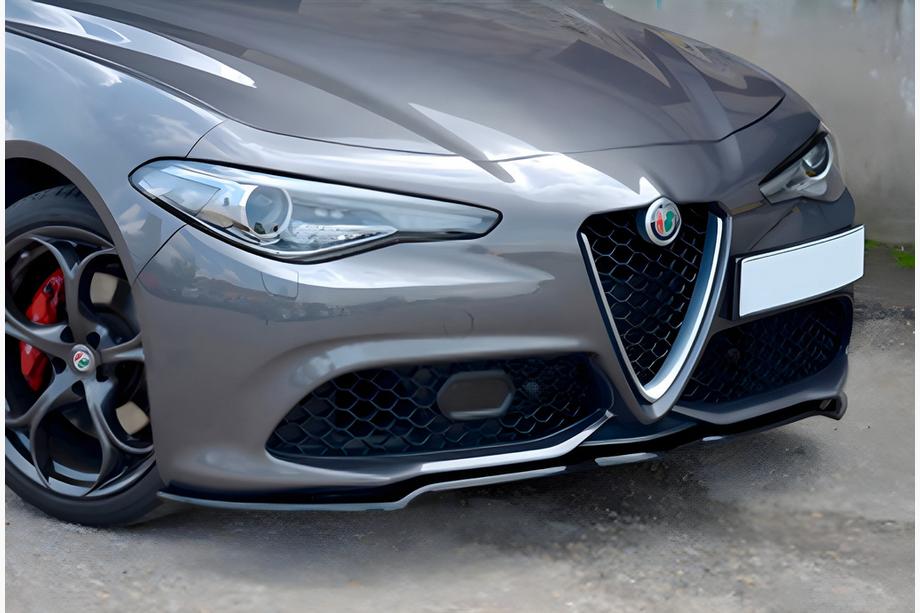 Alfa Romeo Giulia 2016–2022 Priekšējā lūpas uzlika DPT (2016-2019, spīdīgi melna) Image