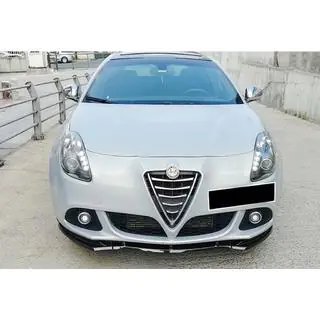 DPT priekšējā bampera lūpa (ABS, melns spīdīgs, 3 gab.) Alfa Romeo Giulietta 2010–2020 foto 1