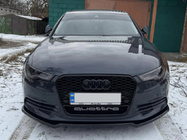 Audi A5 2007–2015 Priekšējā bampera lūpas uzlika DPT (S-Line, 2011-2015, melns spīdīgs) foto 3