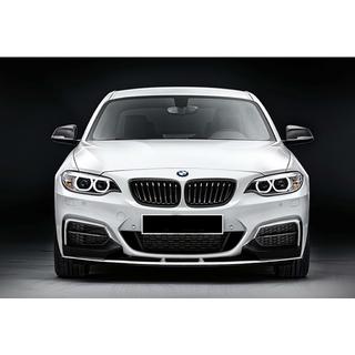 Priekšējā lūpas uzlika DPT V-2 (M Performance, spīdīgi melna) BMW 2. sērija F22/F23 2014–2021 foto 2