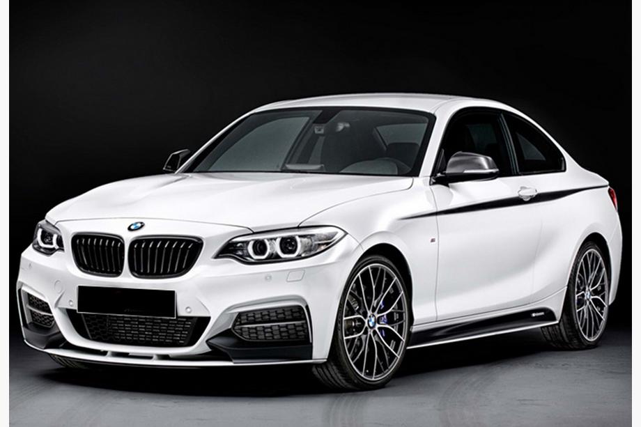 BMW 2. sērija F22/F23 2014–2021 Priekšējā lūpas uzlika DPT V-2 (M Performance, spīdīgi melna) Image