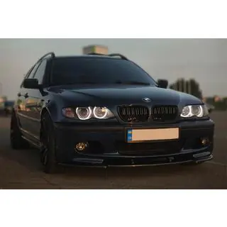 DPT V-1 priekšējā lūpa (M Sport, melns spīdīgs) foto 3