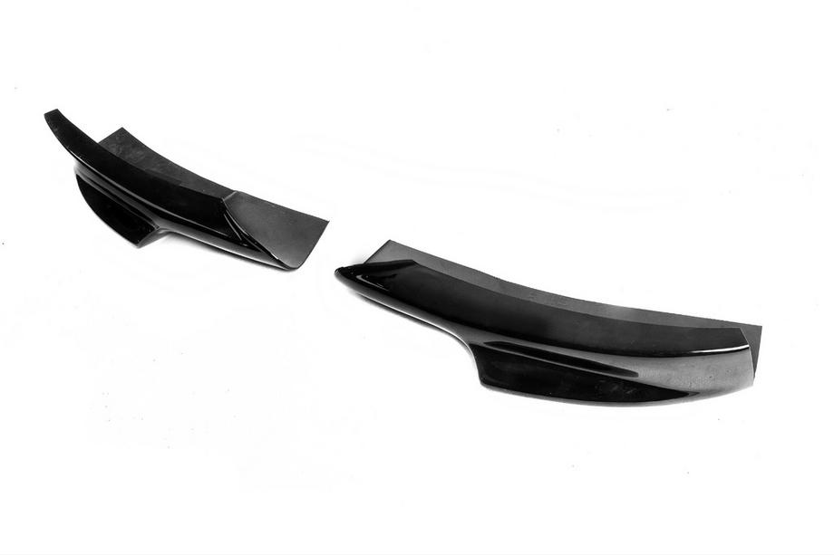 BMW 3. sērija E90/E91 2005–2011 Priekšējā splitera flap uzlikas DPT (E90 M-Sport 2008-2011, spīdīgi melnas, 2 gab.) Foto 5