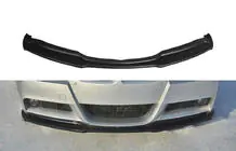 BMW 3. sērija E90/E91 2005–2011 Priekšējā lūpa DPT (E90 M-Sport 2005-2008, melna spīdīga) foto 2