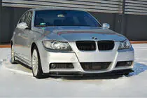 BMW 3. sērija E90/E91 2005–2011 Priekšējā lūpa DPT (E90 M-Sport 2005-2008, melna spīdīga) foto 3