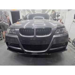 Priekšējā lūpa DPT (E90 M-Sport 2005-2008, melna spīdīga) foto 4