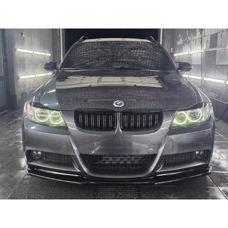 Priekšējā lūpa DPT (E90 M-Sport 2005-2008, melna spīdīga) foto 1