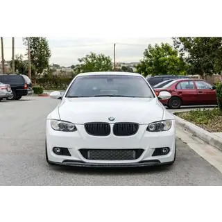 Priekšējais lūpas spoileris CSL-Style DPT (M-Sport 2006-2010, melns spīdīgs) foto 2
