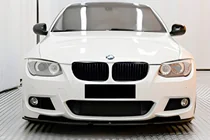 BMW 3. sērija E92/E93 2006–2013 DPT priekšējā lūpa (M-Sport 2010-2013, glancēti melna) foto 1