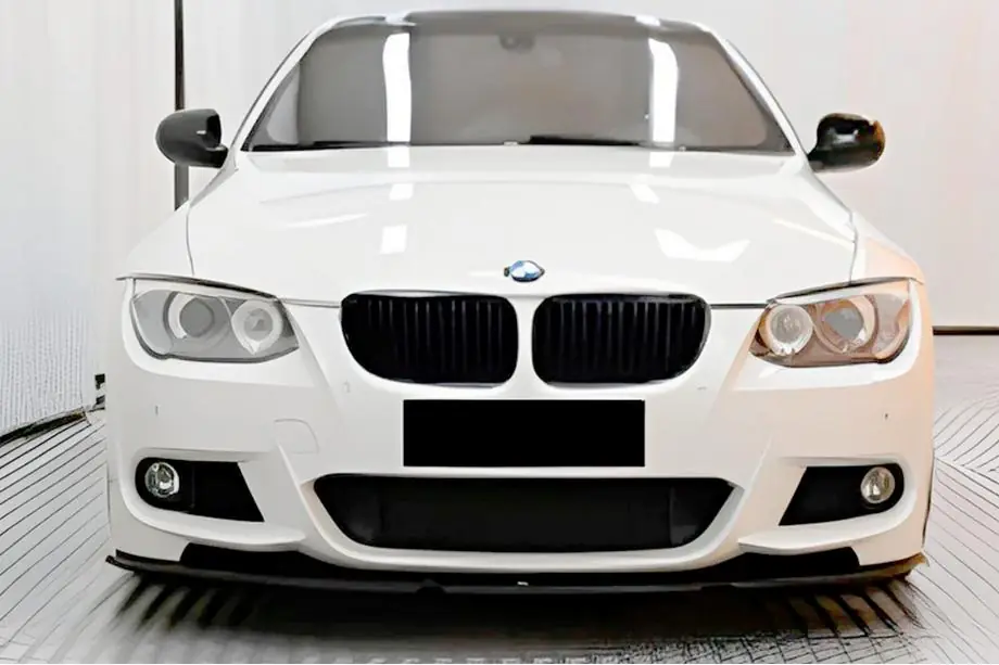 BMW 3. sērija E92/E93 2006–2013 DPT priekšējā lūpa (M-Sport 2010-2013, glancēti melna) Image
