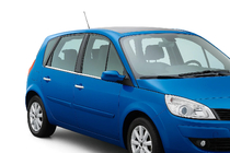 Renault Scenic 1998–2003 Ārējās logu apmales (4 gab., nerūsējošais tērauds) foto 1
