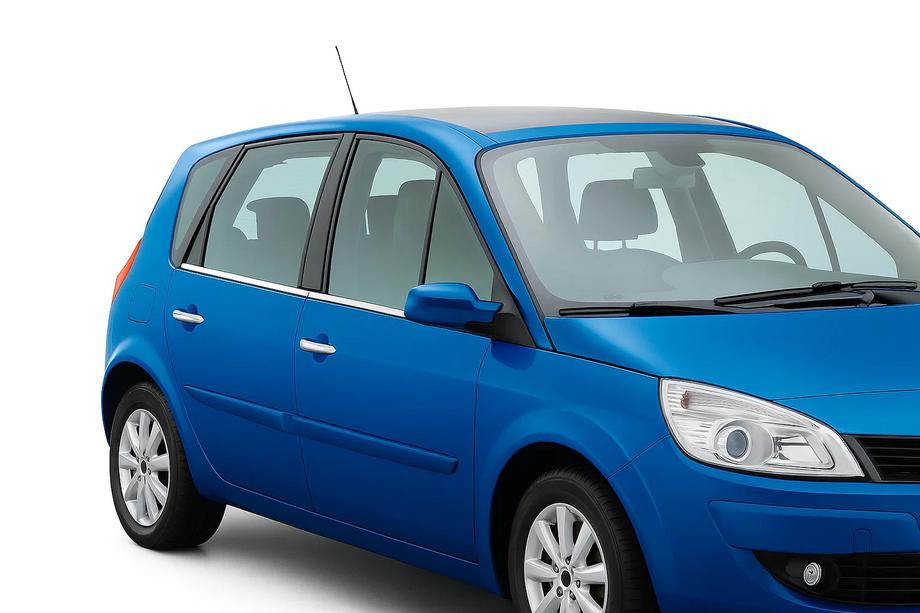 Renault Scenic 1998–2003 Ārējās logu apmales (4 gab., nerūsējošais tērauds) Image
