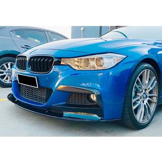 DPT priekšējā lūpas uzlika (M Performance, melns spīdīgs) BMW 3. sērija F30/F31 2012–2019 foto 3