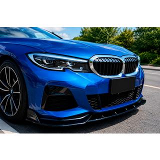 Priekšējā bampera lūpa DPT V-2 (M Technic, spīdīgi melna) BMW 3. sērija G20/G21 2018– foto 1