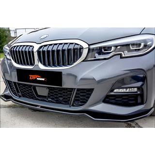 Priekšējā bufera lūpas uzlika DPT V-2 (spīdīgi melna) BMW 3. sērija G20/G21 2018– foto 1