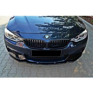 Priekšējā bampera lūpas uzlika DPT V-2 (M-Sport, spīdīgi melna) BMW 4 sērija F32/F33/F36 2012–2020 foto 3
