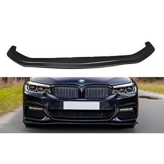DPT V-2 priekšējā bufera lūpa (2017-2020, melns spīdīgs) BMW 5. sērija G30/G31 2017–2023 foto 1