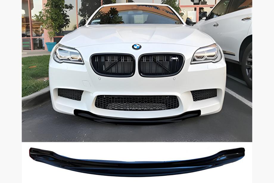 BMW 5. sērija F10/F11 2010–2016 DPT V1 priekšējā lūpa (M5, melns spīdums) Image