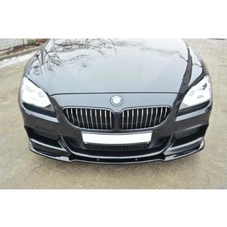 DPT priekšējā lūpas uzlika (M Performance, melns spīdīgs) BMW 6. sērija F12/F13/F06 2011–2018 foto 2